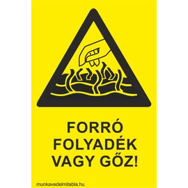 Forró folyadék vagy gőz