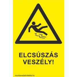 Elcsúszás veszélye