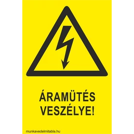 Áramütés veszélye
