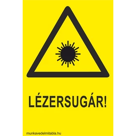 Lézersugár!