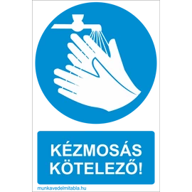 Kézmosás kötelező!