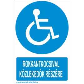 Rokkantkocsival közlekedők részére!