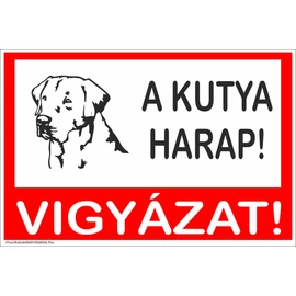 1-250160 Vigyázz a kutya harap!
