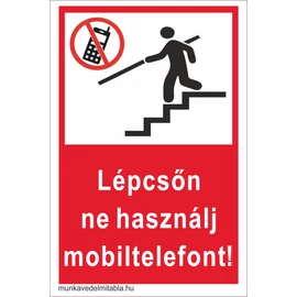 Lépcsőn ne használj mobiltelefont