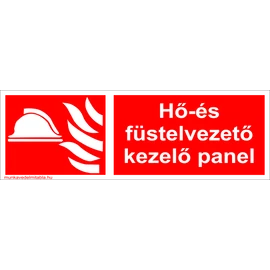 Ez egy hő - és füstelvezető kezelő panel tábla