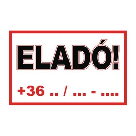 Eladó tábla