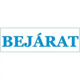 Bejárat