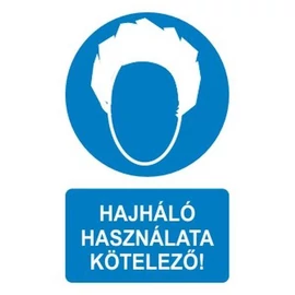 Hajháló használata kötelező!