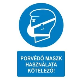 Porvédő maszk használata kötelező!