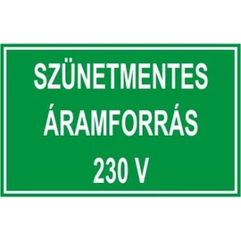 Szünetmentes áramforrás 230V!