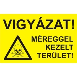 Vigyázat!Méreggel kezelt terület!