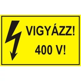 Vigyázz 400V!