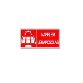 Napelem lekapcsolás