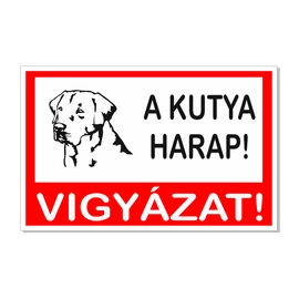 1-250160 Vigyázz a kutya harap!