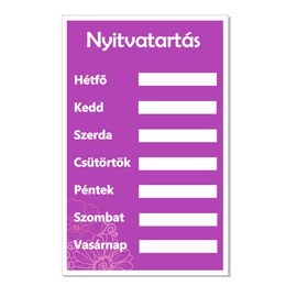 1-160250 Nyitva tartás