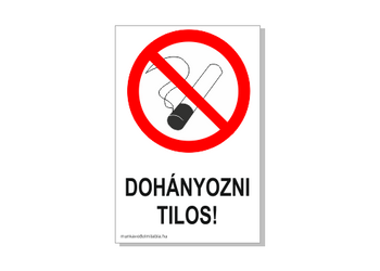 Ne feledkezzen meg a dohányzást szabályozó táblák lecseréléséről december végéig!