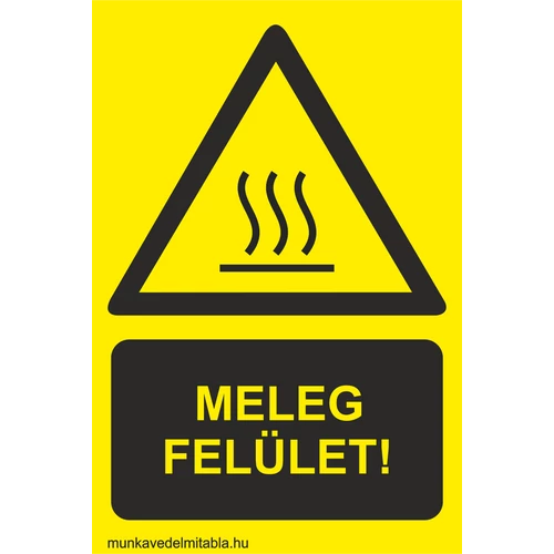 Meleg felület!