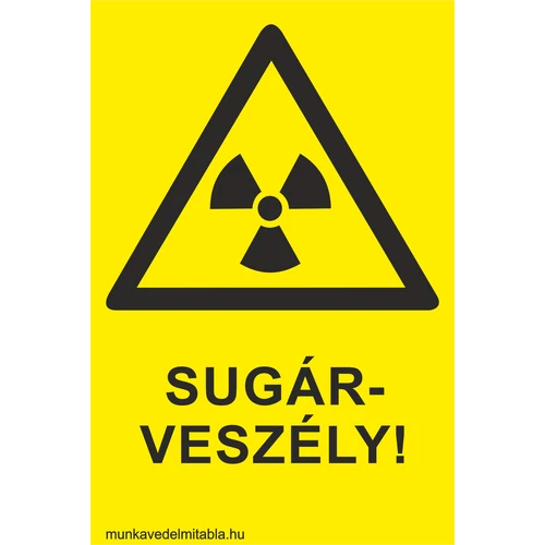 Sugár veszély!