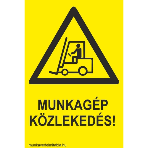 Munkagép közlekedés!