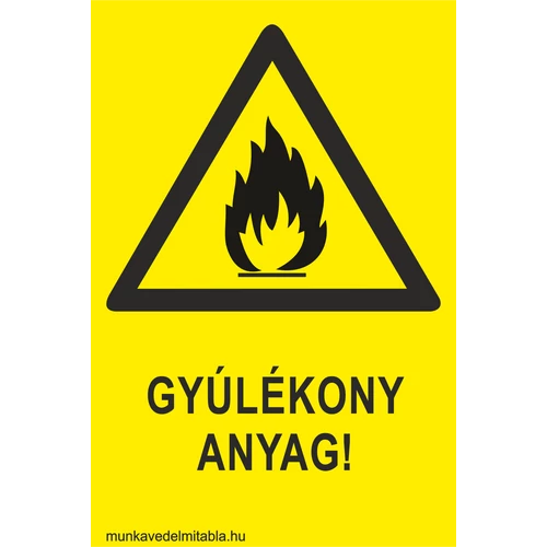 Gyúlékony anyag!