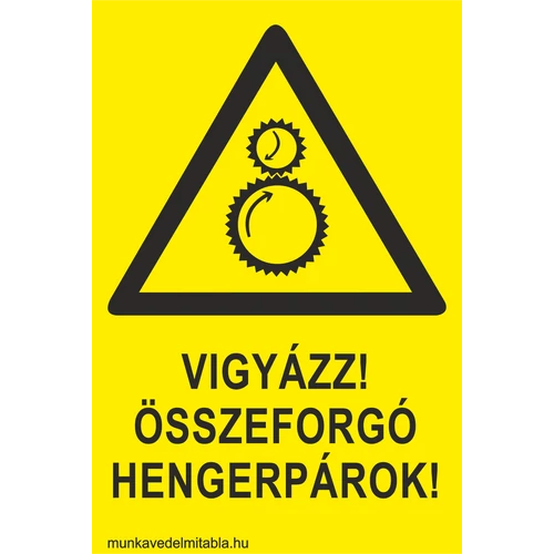 Vigyázz!Összeforgó hengerpárok