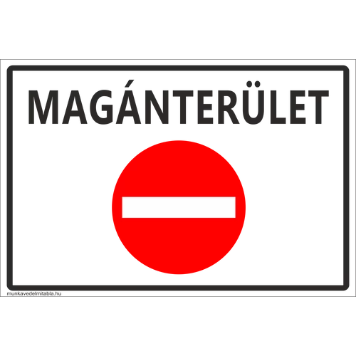 1-400250 Magánterület