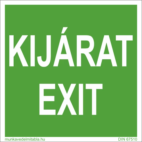 Kijárat,Exit