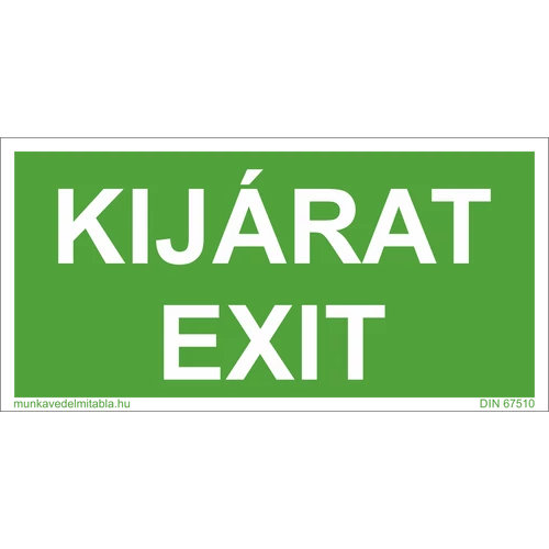 Kijárat,Exit