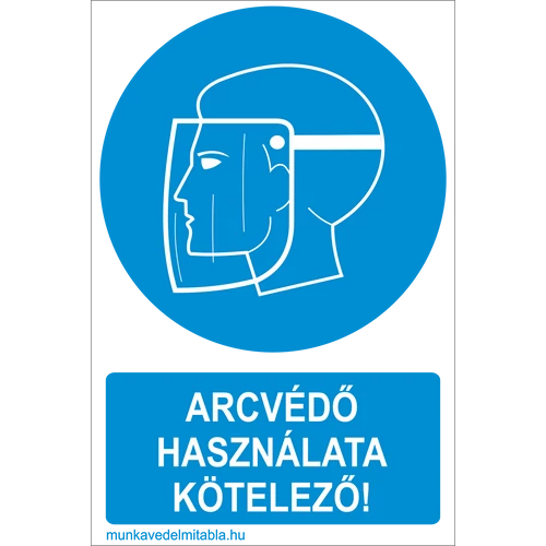 Arcvédő használata kötelező!