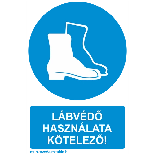 Lábvédő használata kötelező!