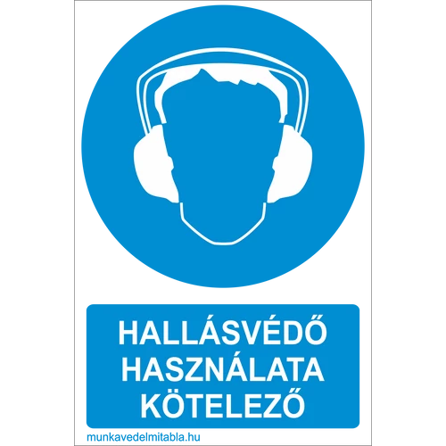 Hallásvédő használata kötelező!