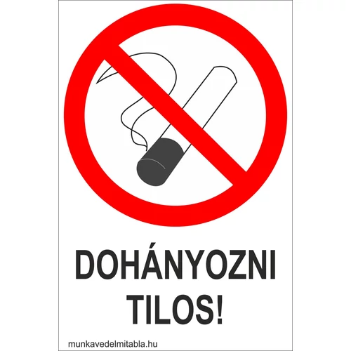 Dohányozni tilos!