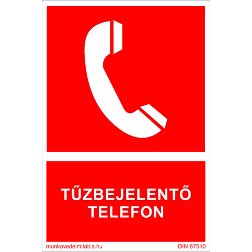 Tűzbejelentő telefon