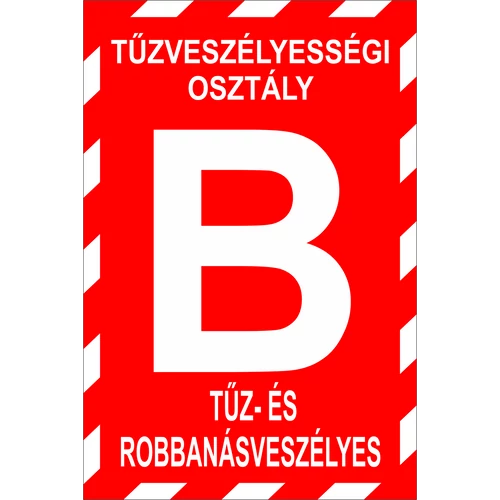 "B" tűzv.osztály - öntapadó, 300*450mm