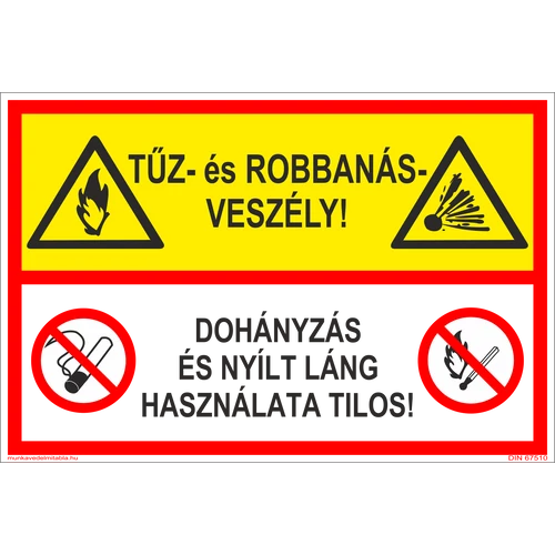 Tűz és robbanásveszély