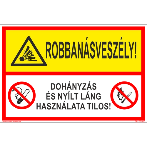 Robbanásveszély