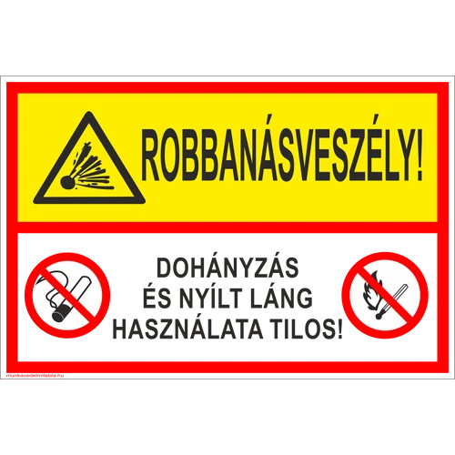 Robbanásveszély
