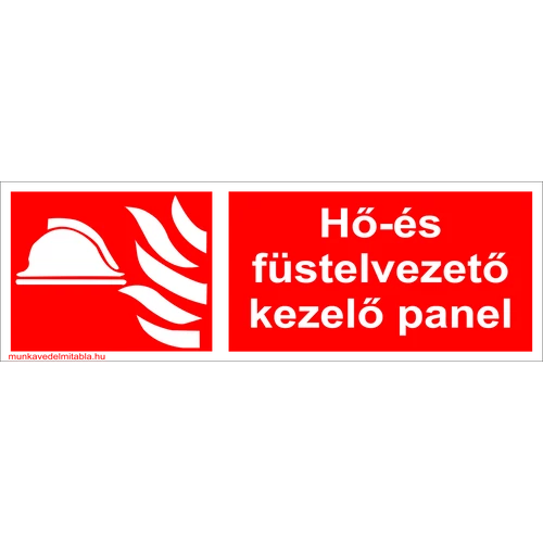 Ez egy hő - és füstelvezető kezelő panel tábla