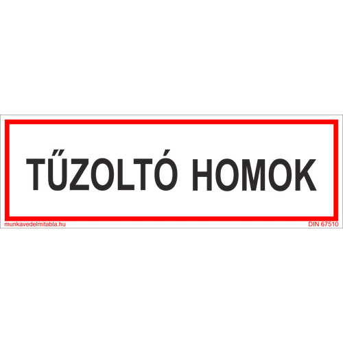 Tűzoltó homok