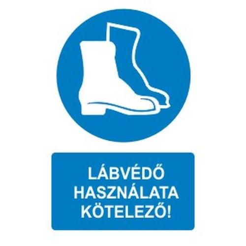 Lábvédő használata kötelező!