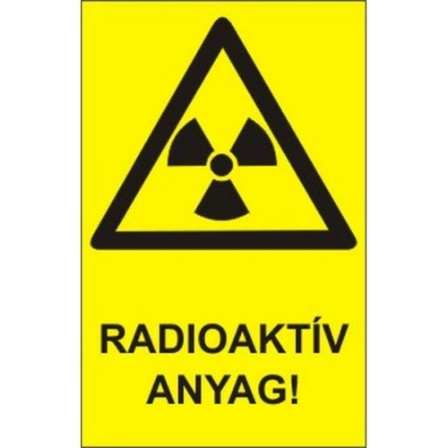 Radioaktív anyag!