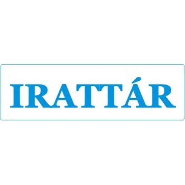 Irattár - műanyag, 250*80mm