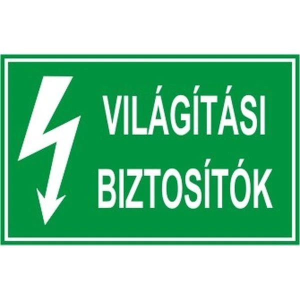 Világítási biztosítók - öntapadó, 160*240mm